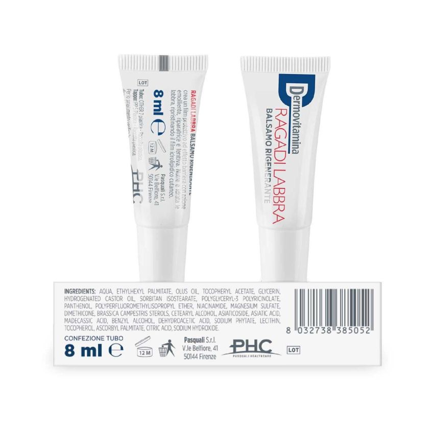 Dermovitamina 8ml Crema Guarigione Ragadi Labbra