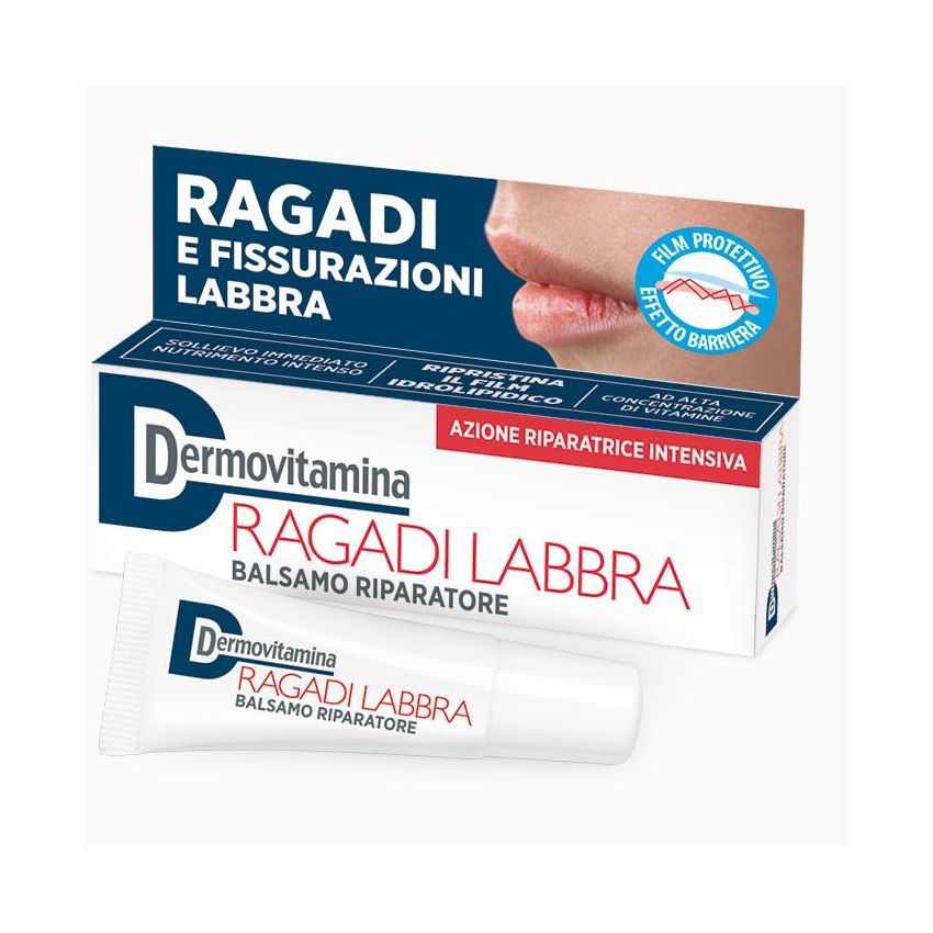 Dermovitamina 8ml Crema Guarigione Ragadi Labbra