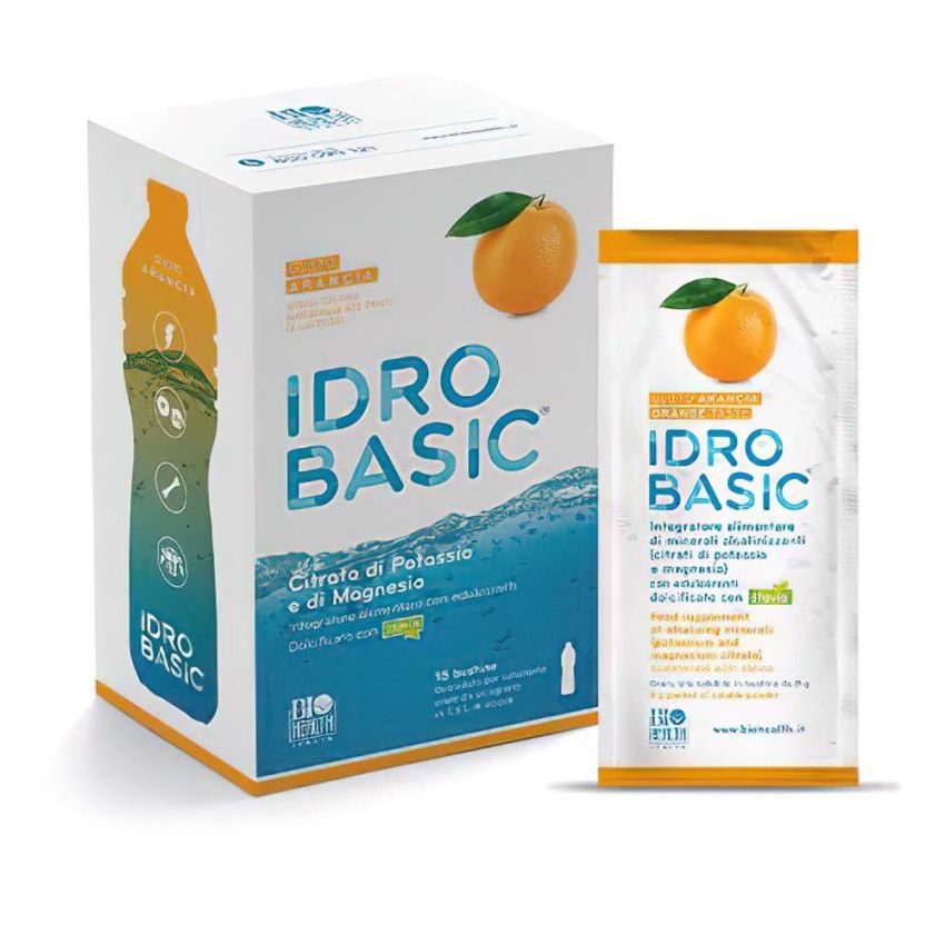 IDROBASIC Bustine Sapore Arancia - Confezione da 15