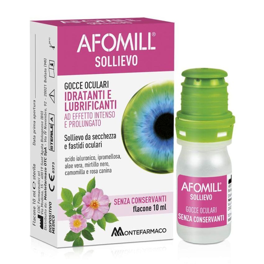 Afomill Sollievo - Gocce Oculari Lubrificanti 10ml