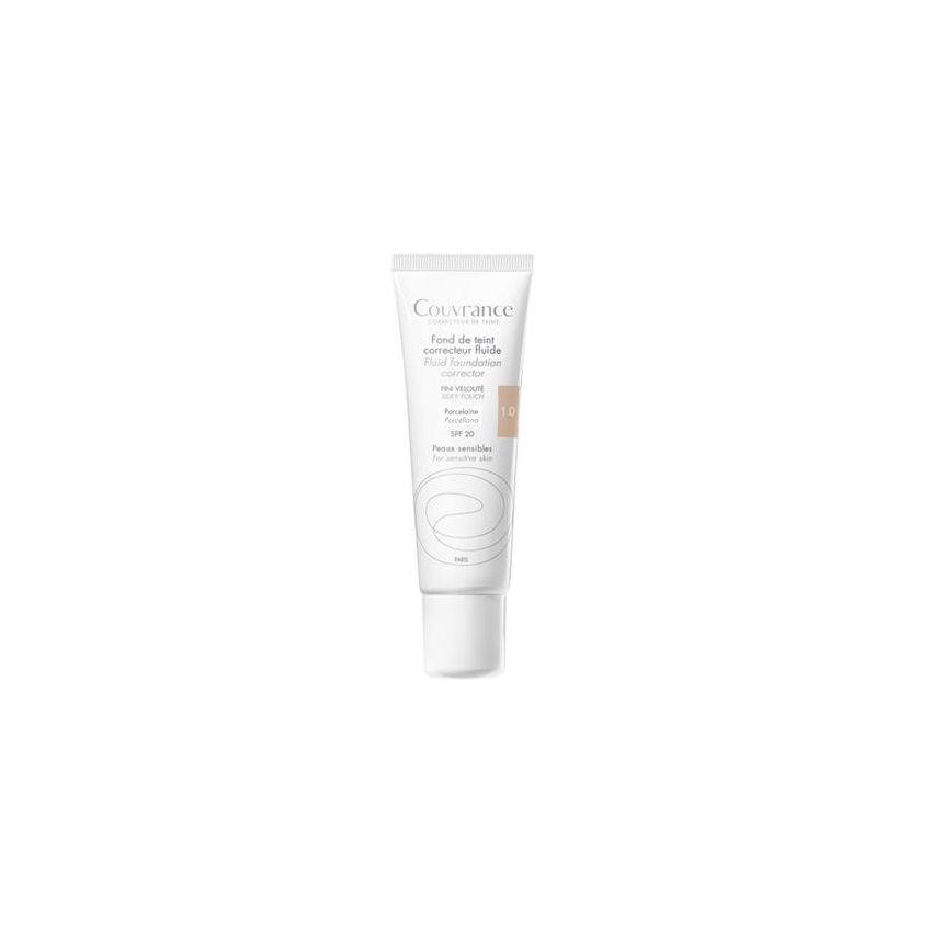 Avene Couvrance Correttor Fluido Fondotinta 1.0 Porcellana, 30ml