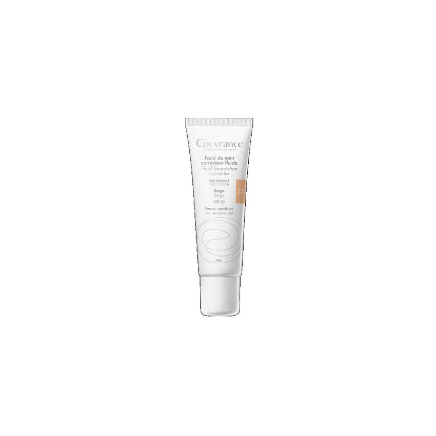 Avene Couvrance Correttore Fluido Fondotinta 2.5 Beige, 30ml