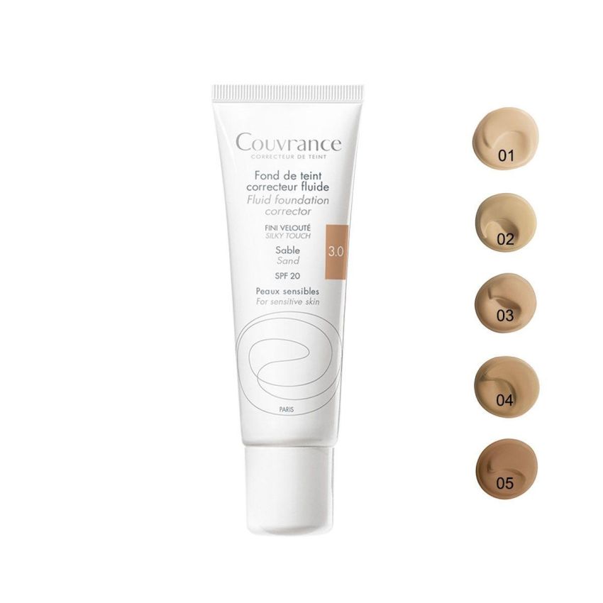 Avene Couvrance Sabbia 3.0 - Fondotinta Correttore Fluido - 30ml
