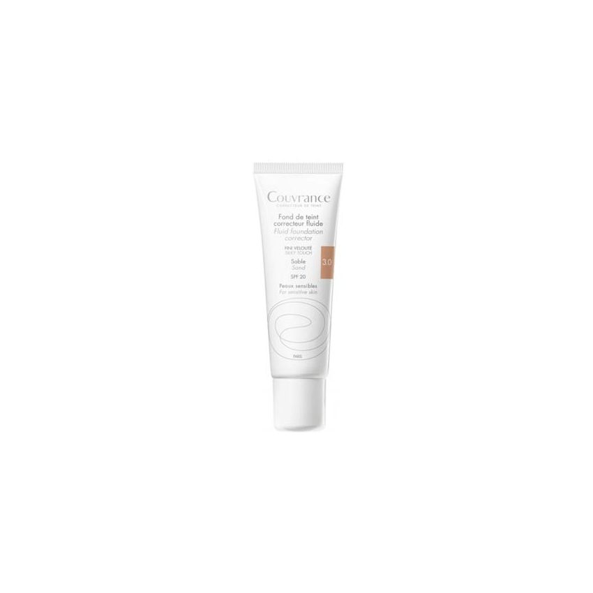 Avene Couvrance Sabbia 3.0 - Fondotinta Correttore Fluido - 30ml
