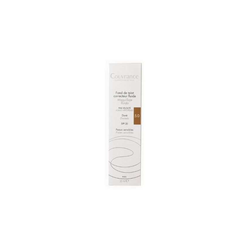 Avene Couvrance 5.0 Dorato - Fondotinta Correttore Fluido - 30ml