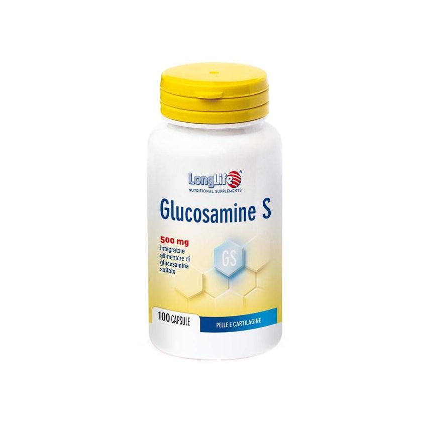Glucosamina Longlife - 100 Capsule per Articolazioni