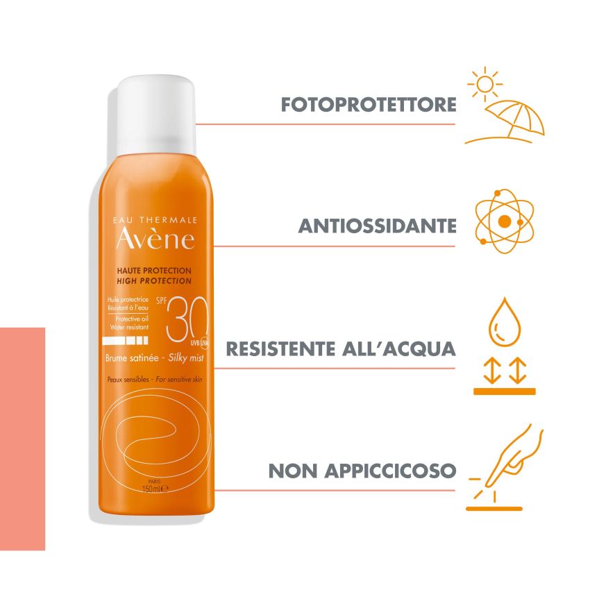 Avene Eau Thermale Spray Solare Satinato SPF 30 - 150ml