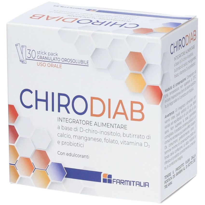 Chirodiab: Integratore Alimentare in Bustine - Confezione da 30