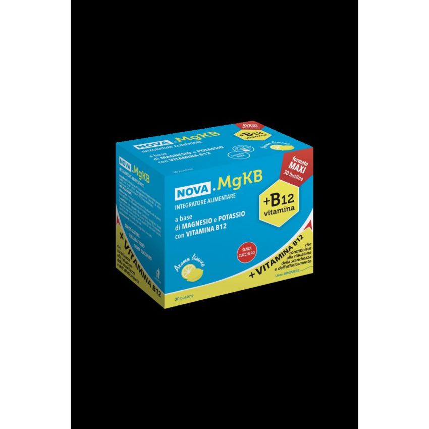 Nova MgKB: Supplemento Salutare in Bustine da 5g, Confezione da 30 Pezzi