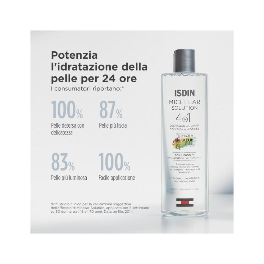 Isdin Soluzione Micellare Idratante per il Viso 400ml