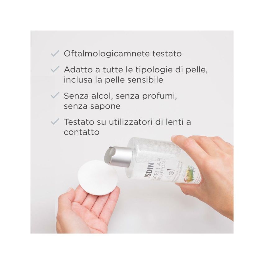 Isdin Soluzione Micellare Idratante per il Viso 400ml