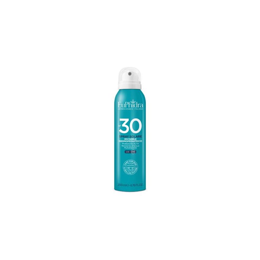 Euphidra Dermopediatrico SPF 30: Spray Solare Invisibile - 200ml