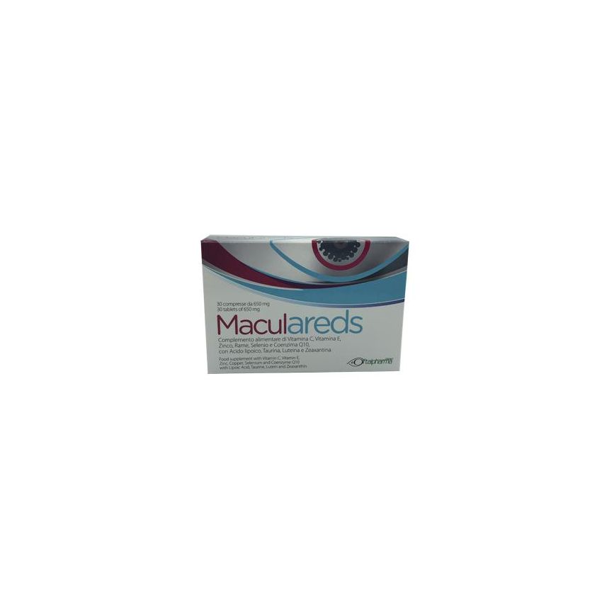 MaculaReds - Integratore per la Salute degli Occhi, 30 Compresse da 650mg