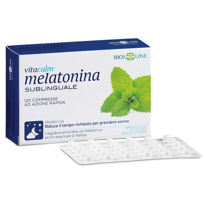 Vitacalm Melatonina - Pacco da 120 Compresse