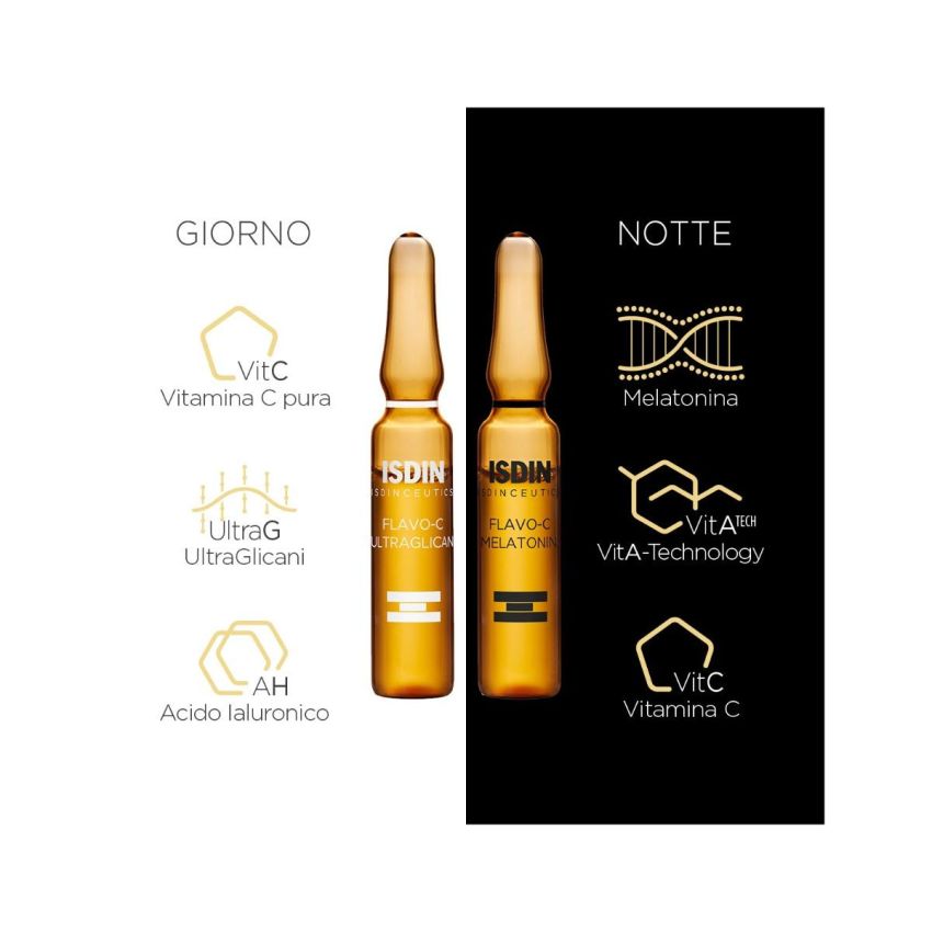 Isdin Isdinceutics Flavo-C 20 Ampolle trattamento Viso