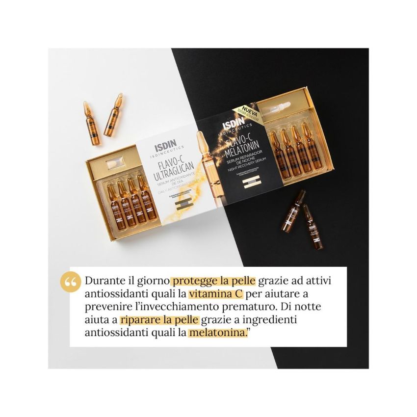 Isdin Isdinceutics Flavo-C 20 Ampolle trattamento Viso