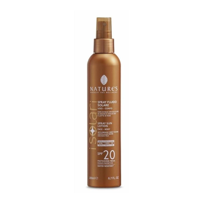Spray Solare Naturale SPF 20 - 200ml di Nature's Spray