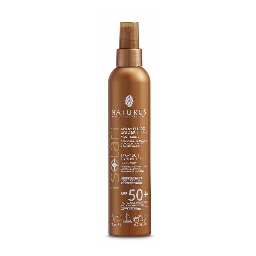 Spray Solare SPF50+ per Bambini di Nature's Solari - 200ml