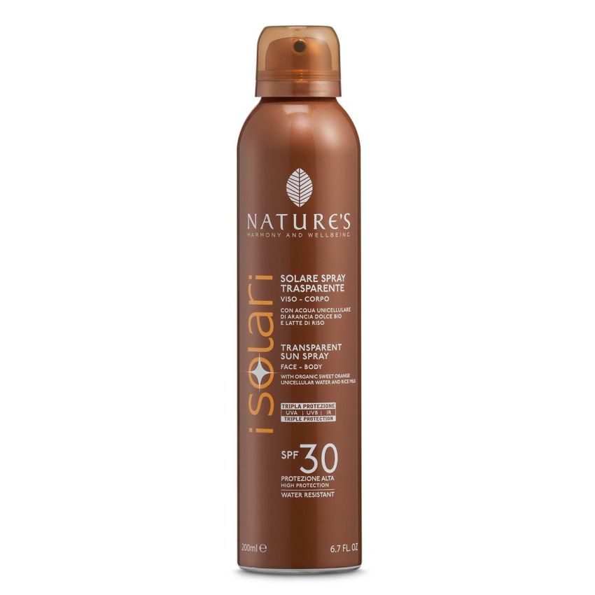 Nature's Transparent Solar Spray SPF30 200ml