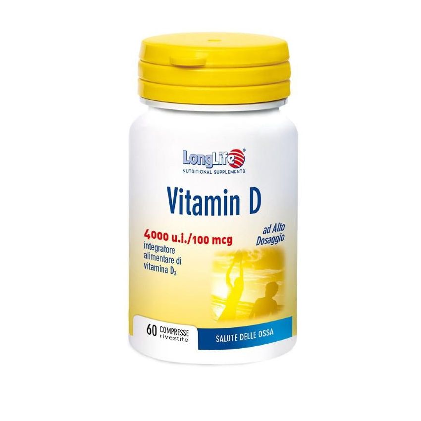 Longlife Vitamina D 4000 UI - 60 Compresse Masticabili
