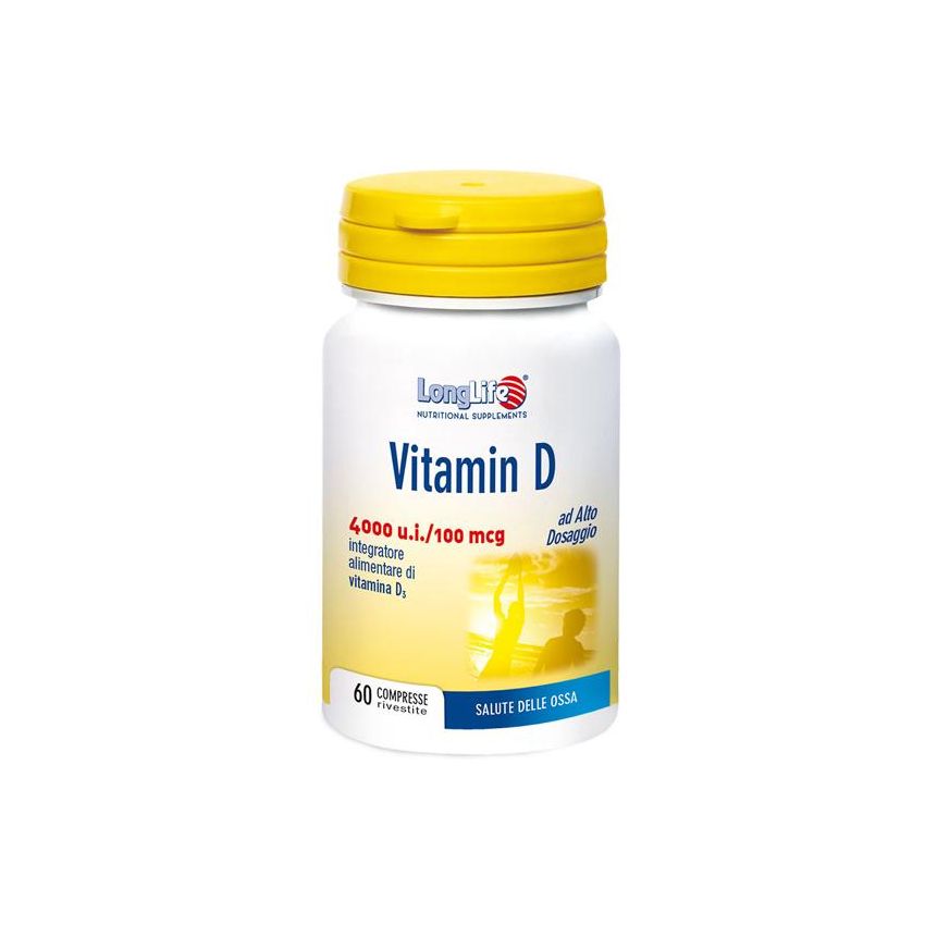 Longlife Vitamina D 4000 UI - 60 Compresse Masticabili