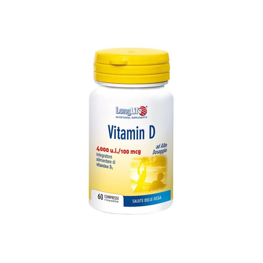 Longlife Vitamina D 4000 UI - 60 Compresse Masticabili
