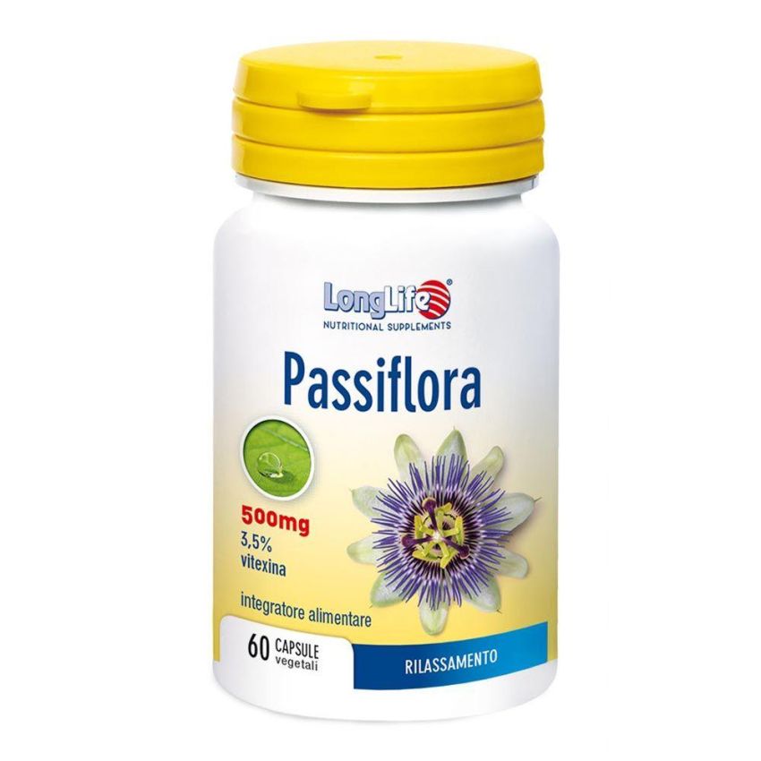LongLife Passiflora 60-Capsule Supplement for Enhanced Wellness