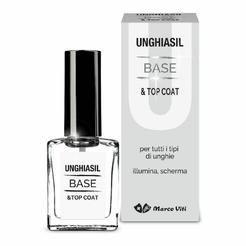 Unghiasil Base e Top Coat Protettivo per Unghie 10ml
