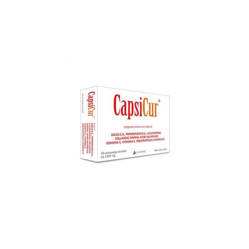 Capsicur Integratore Alimentare, 40 Compresse