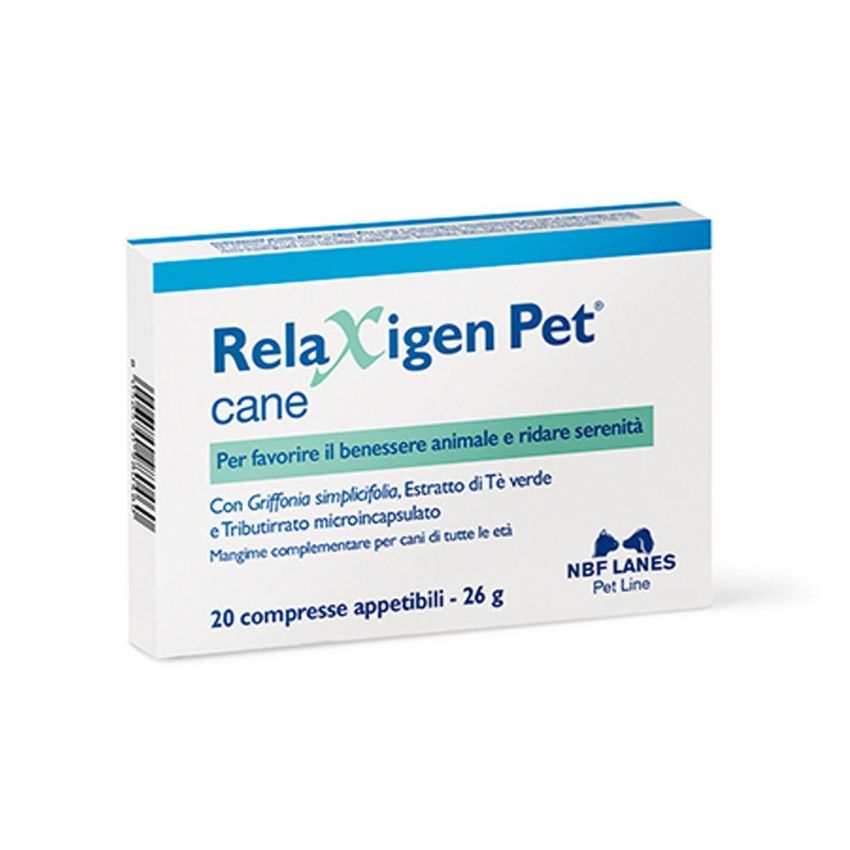 Relaxigen Pet - Compresse Rilassanti per Cani, Confezione da 20
