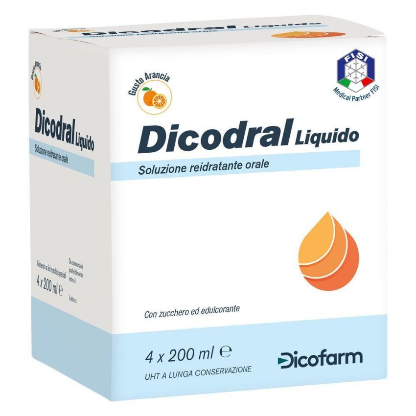 Dicodral Soluzione Liquida - Pacco da 4 Bottiglie da 200ml
