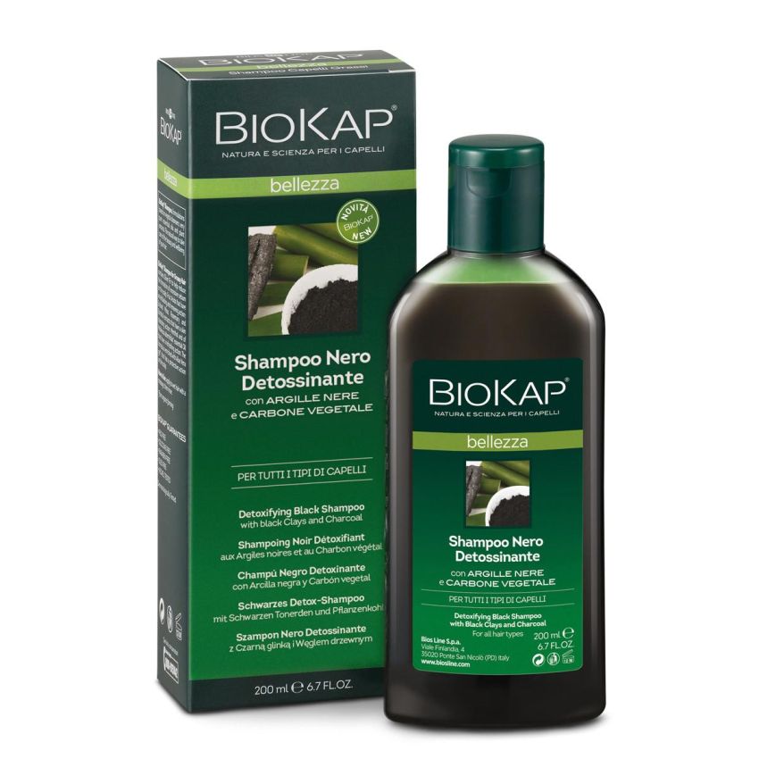 Biokap Detoxifying Black Shampoo 200ml