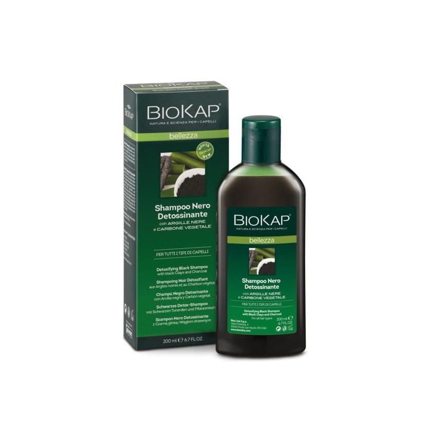 Biokap Detoxifying Black Shampoo 200ml