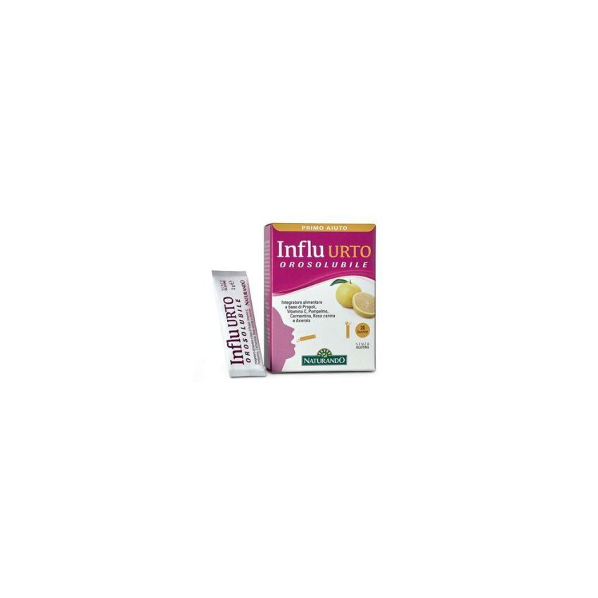 Influ Urto Orosolubile - Integratore Alimentare per Influenza, 20 Bustine