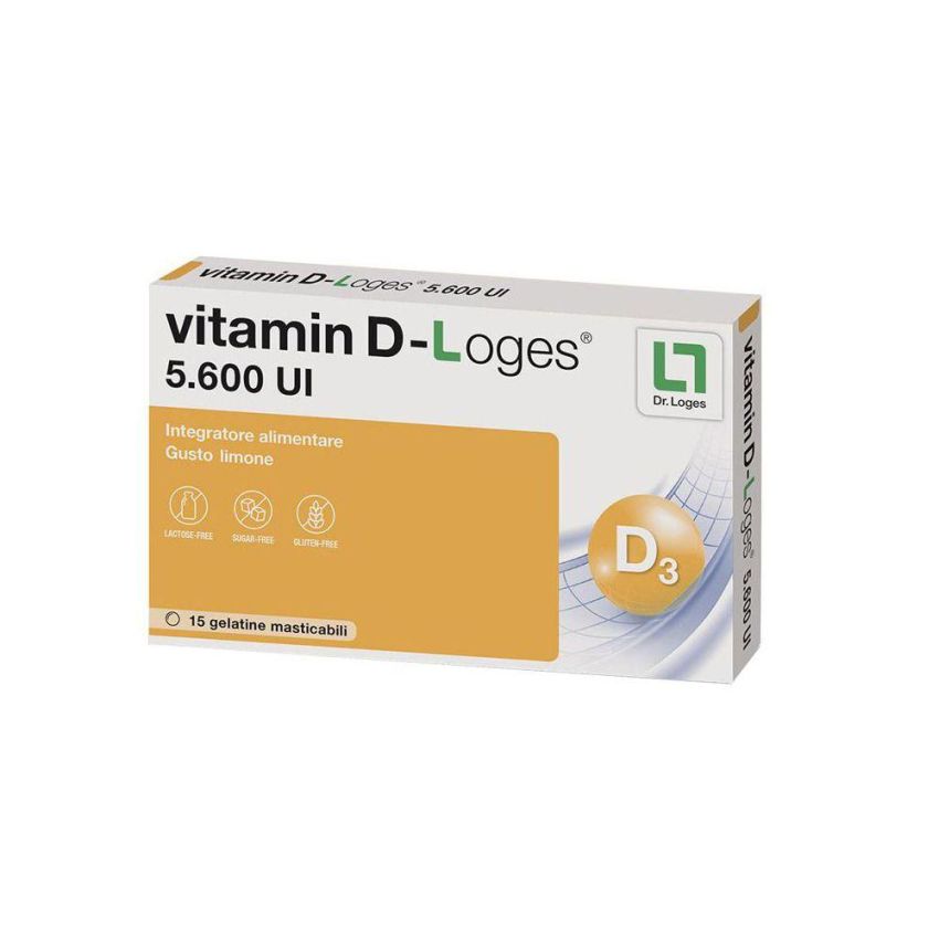 Loges Vitamin D 15 Gel Tablets