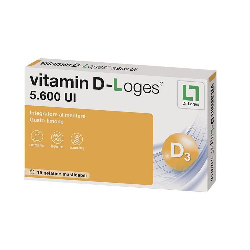 Loges Vitamin D 15 Gel Tablets