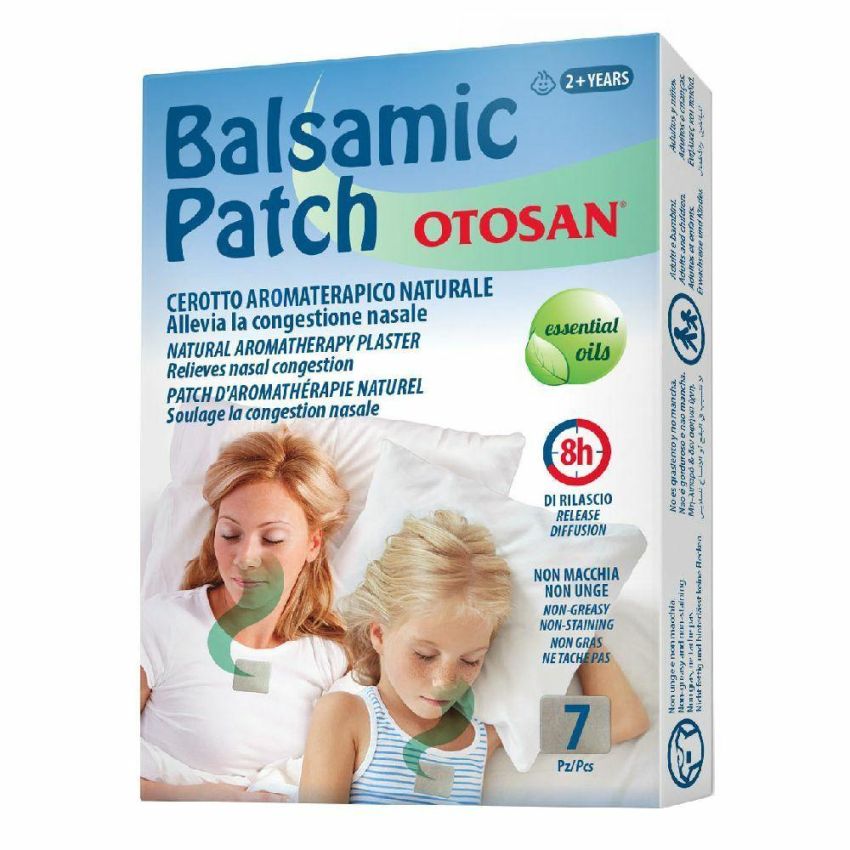 Otosan Patch Balsamico Naturale Aromaterapico per Naso - 7 Pezzi