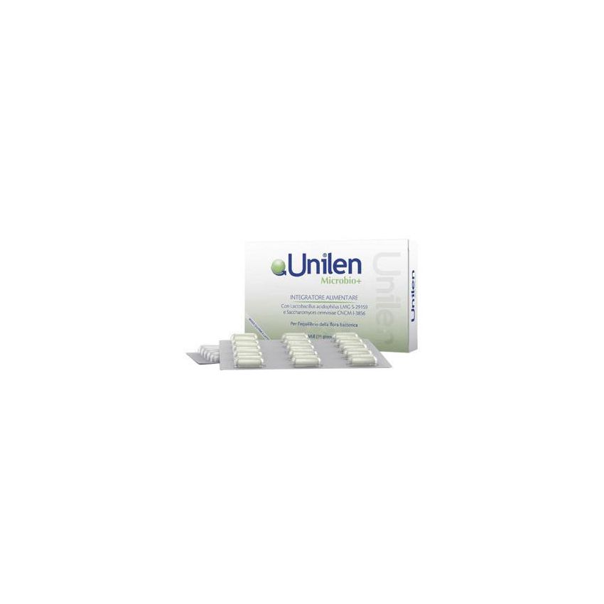 Unilen Microbio+ Integratore Probiotico, 30 Capsule