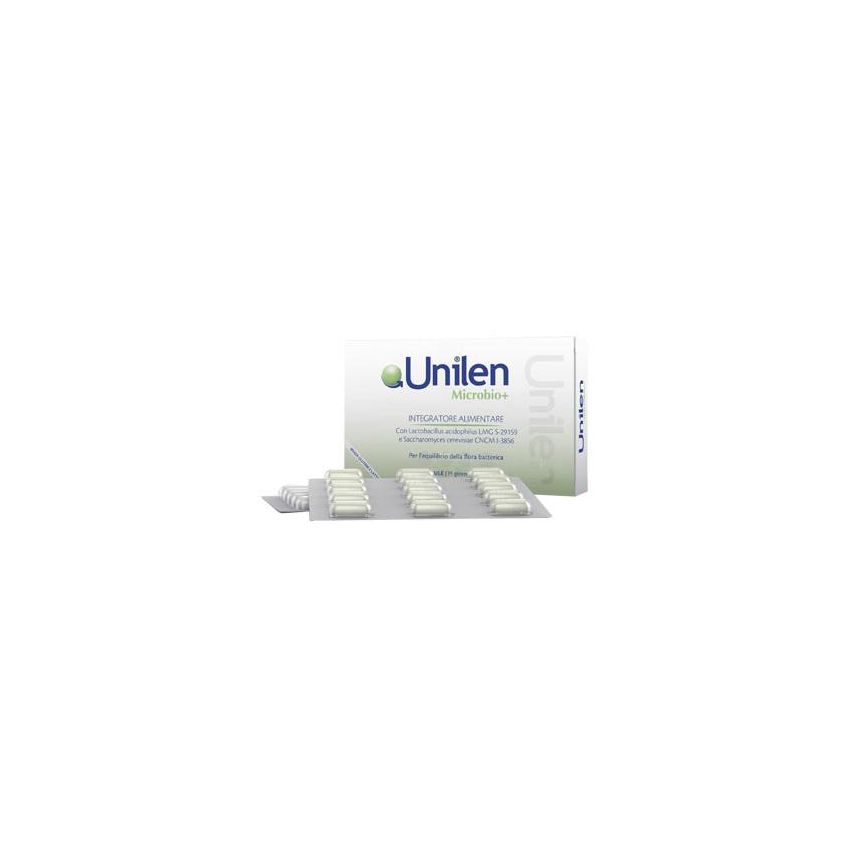 Unilen Microbio+ Integratore Probiotico, 30 Capsule