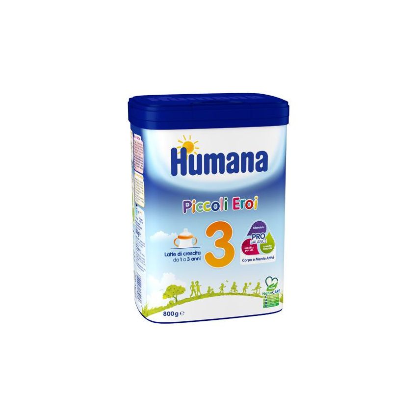 Humana Naturcare 3 Latte in Polvere per Bambini, 800g