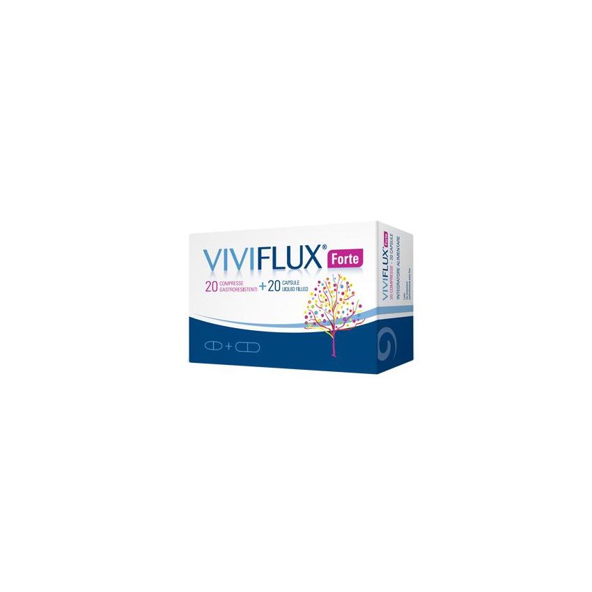 Viviflux Forte: Confezione da 20 Compresse e 20 Capsule