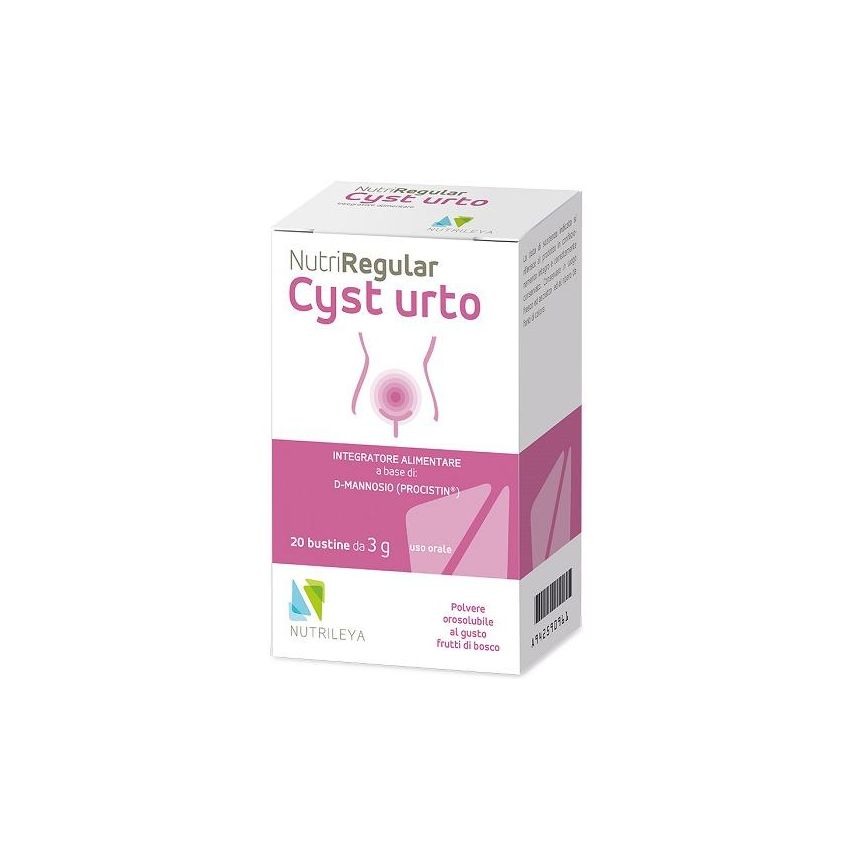 NutriRegular Cyst Urto - Integratore Alimentare per Cistite, 20 Bustine