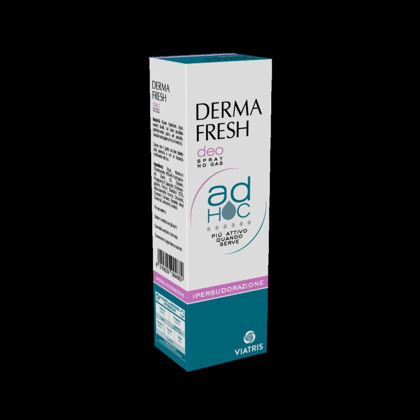 Dermafresh Deodorant Spray Senza Gas per Ipersudorazione, 100ml