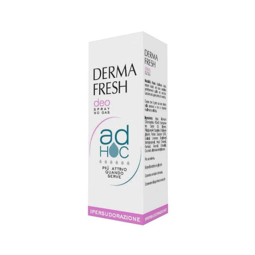 Dermafresh Deodorant Spray Senza Gas per Ipersudorazione, 100ml