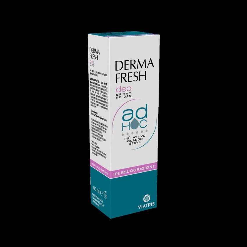 Dermafresh Deodorant Spray Senza Gas per Ipersudorazione, 100ml