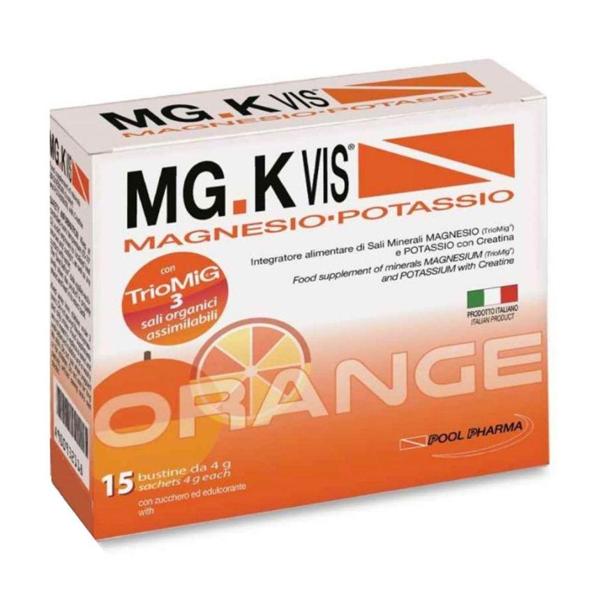 Mgk Vis Orange Bustine Senza Zuccheri - Confezione da 15