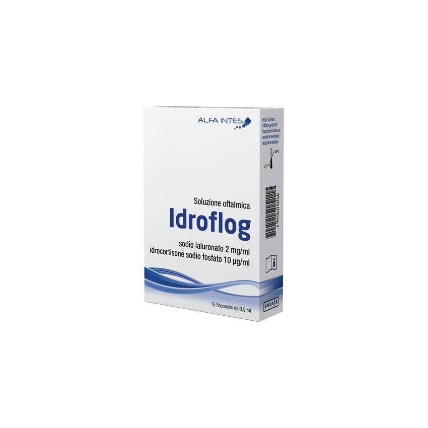 Idroflog Soluzione Oftalmica - Pacco da 15 Flaconcini Monodose