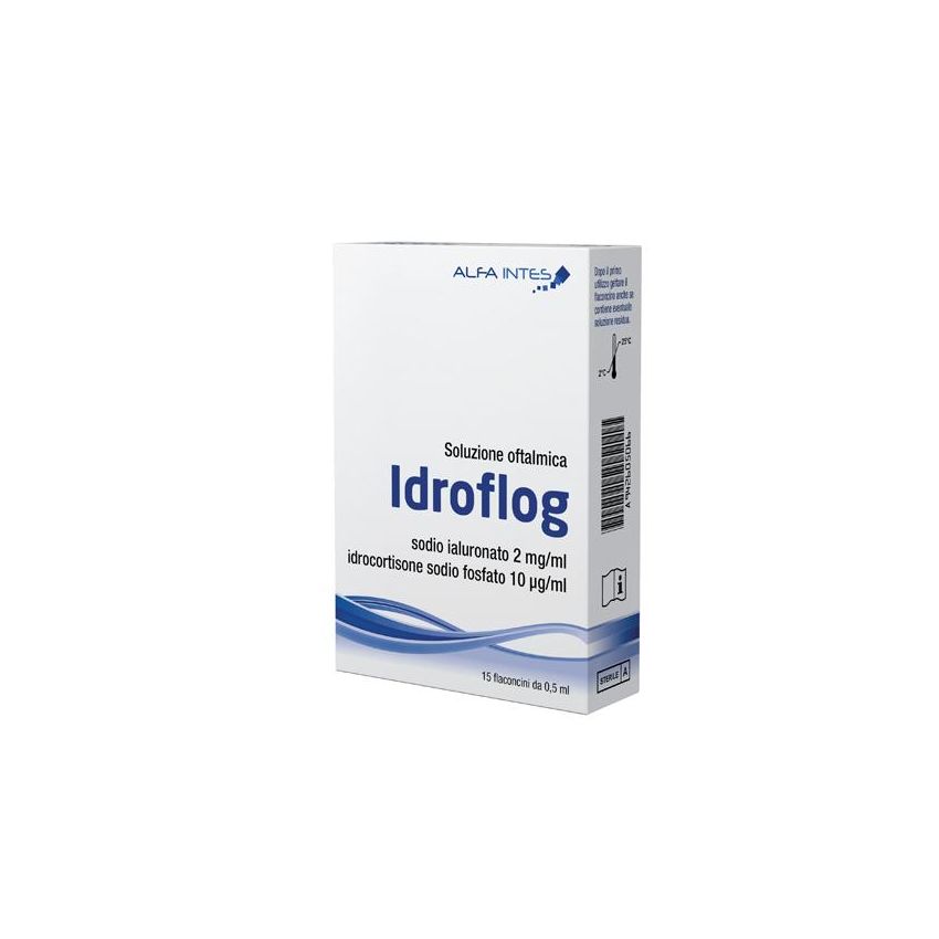 Idroflog Soluzione Oftalmica - Pacco da 15 Flaconcini Monodose