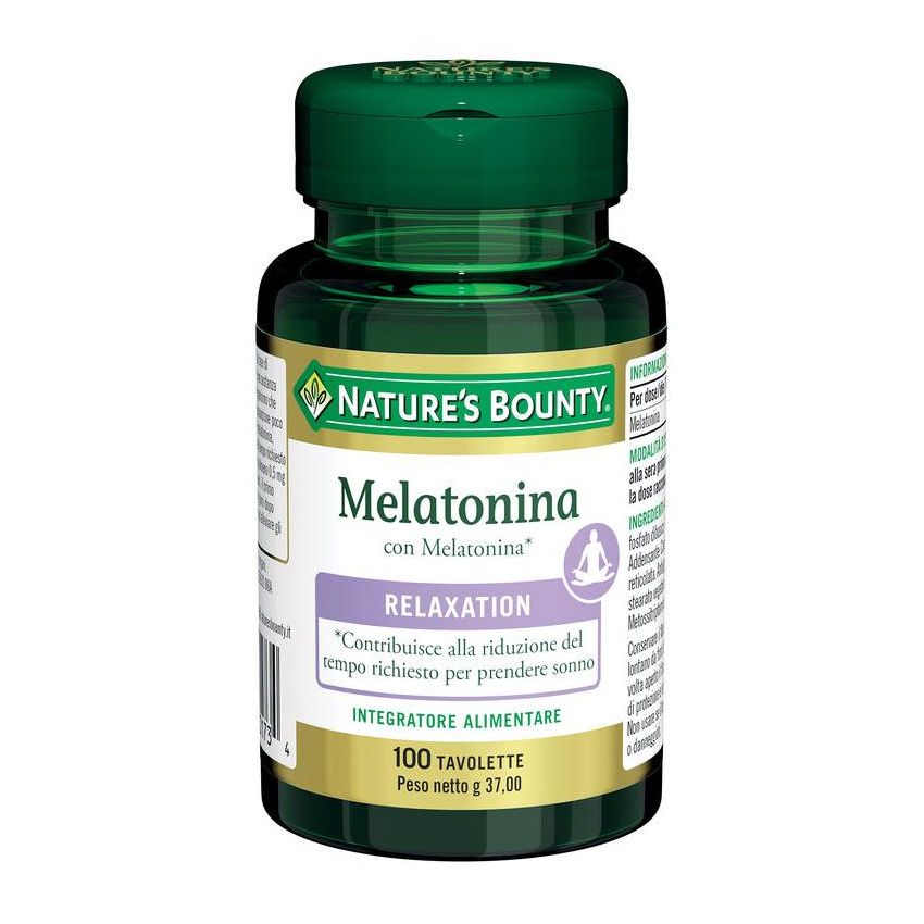 Nature's Bounty Melatonina - Confezione da 100 Tavolette