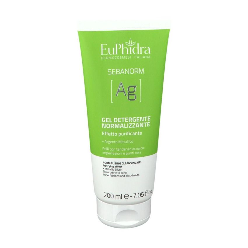 EuPhidra Sebanorm Gel Detergente Regolatore di Sebo - 200ml